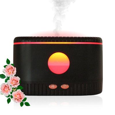 Umidificador De Ar Luminaria Fogueira Usb Difusor Aromatizador Branco