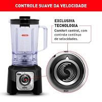 Liquidificador Arno Power Max 1400W Preto LN65 220V
