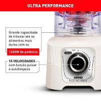 Liquidificador Arno Power Max Marfim LN64 1400W 110V