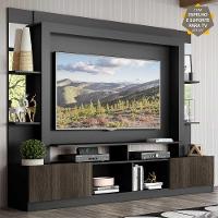 Rack C/ Painel Suporte Tv 65´´ C/ Espelho Preto/Tenerife - 3