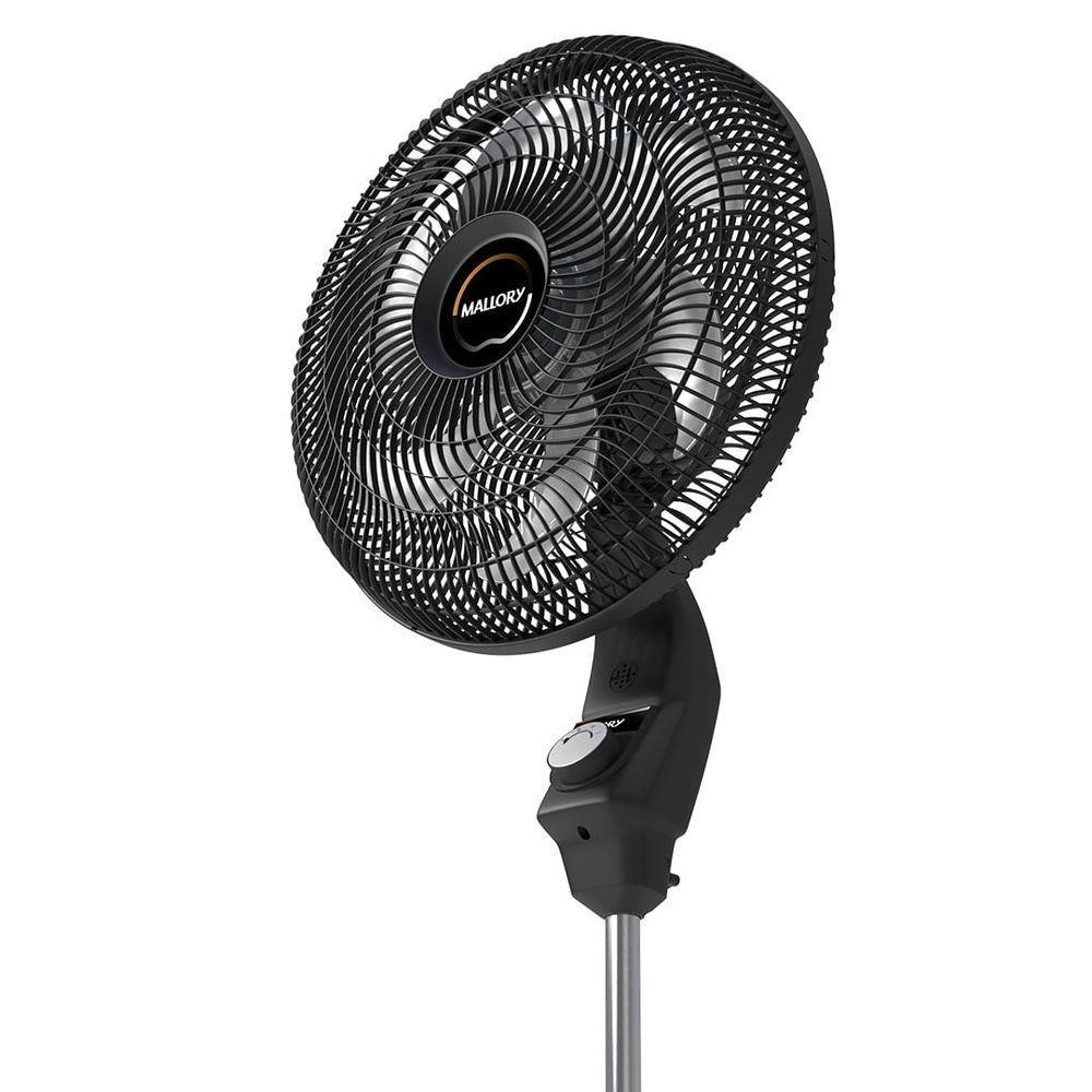 Ventilador De Coluna Mallory Éolo 40 Cm Preto E Grafite 220V - 5