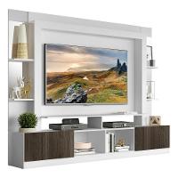 Rack com Painel Suporte Tv 65´´ com  Espelho Branco/Tenerife - 2