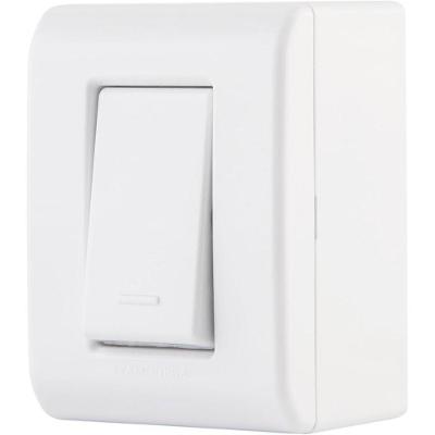 Tramontina Caixa De Sobrepor Com 1 Interruptor Simples 10 A 250 V Lizflex Branca