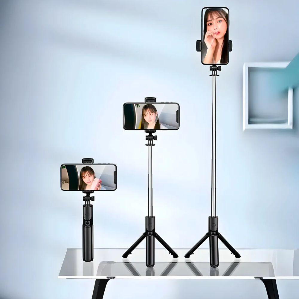 Bastão De Selfie Com Tripé Para Celular Com Controle Dispara - 5