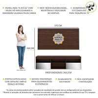 Rack Com Painel E Suporte Tv 65" Com Espelho Flórida Multimóveis V3139 Duna Duna - 6