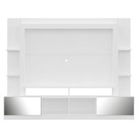 Rack com Painel Tv 65 Portas com Espelho Oslo Branco - 2
