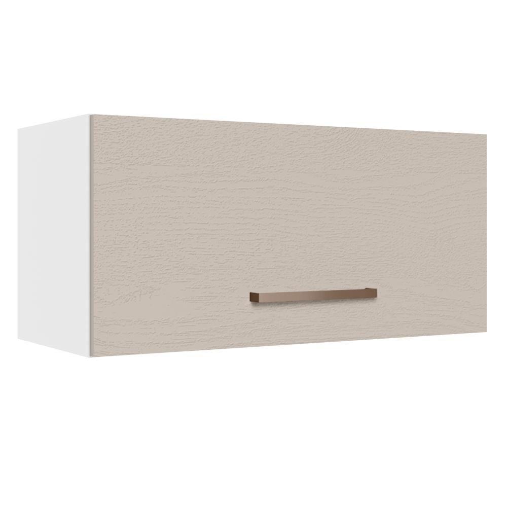 Armário Aéreo 70 Cm 1 Porta Basculante Branco/crema Agata Madesa Branco/crema - 1