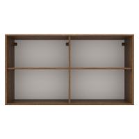 Armário Aéreo 120 Cm 2 Portas Rustic/crema Agata Madesa Rustic/crema - 5