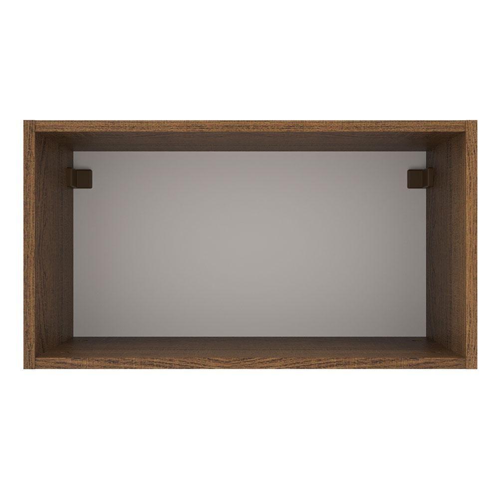 Armário Aéreo 60 Cm 1 Porta Basculante Rustic/crema Agata Madesa Rustic/crema - 5