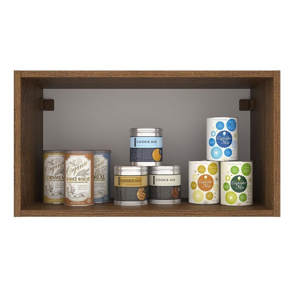 Armário Aéreo 60 Cm 1 Porta Basculante Rustic/crema Agata Madesa Rustic/crema - 8