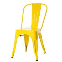 Kit 4 Cadeiras Tolix Iron Titan Anm6671f Anima Office Ferro Pintura Epóxi Amarelo - 2