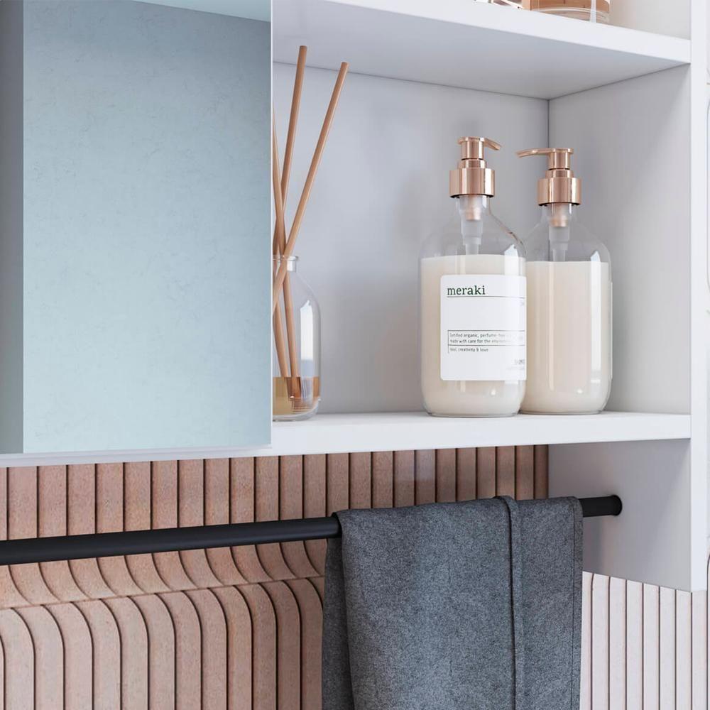 Armario Para Banheiro 01 Porta Com Espelho 80cm Branco Proddy - 5