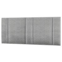 Cabeceira Modulada Casal Queen 160 Cm Com Led Linho Cinza Vconcept - 1