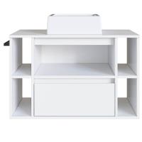 Gabinete Para Banheiro Com Cuba 01 Gav 80cm Branco Proddy - 5