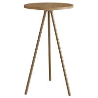 Mesa Lateral Para Sala De Estar 54x35 Cm 27943 Hanover Dourado Artesano - 1