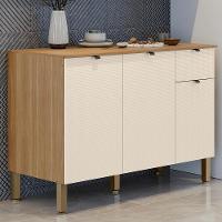 Balcao Cozinha 120 Cm Mdf Vert Plus Freijo Soft Ktp - 2