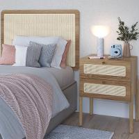 Cabeceira Solteiro E Mesa Cabeceira Palinha 27976 Hanover Artesano Hanover - 2