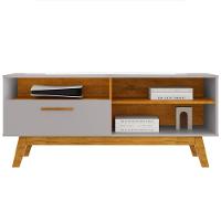 Rack Bancada Tv 55 Pol 136 Cm Paladio Off White Naturalle Bechara - 1