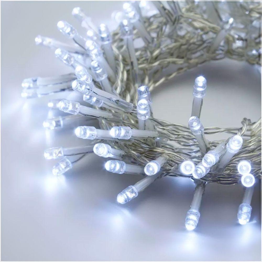Cortina 6m De Luz De Led Com 320 Lampadas Pisca De Natal Led Branco - 1