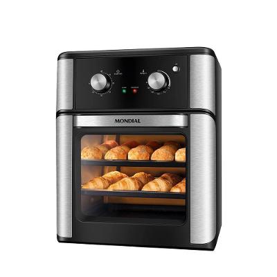 Fritadeira Air Fryer Mondial AFON-12L-AB 12L 2000W com Funções Assar Cozinhar Fritar Preto 220V