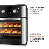 Fritadeira Air Fryer Forno Oven Mondial 2000W Preto 12L AFON-12L-AB 220V - 6
