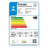 Geladeira HQ 290L Defrost A+++ HQ-290RDF Branco 220V - 3