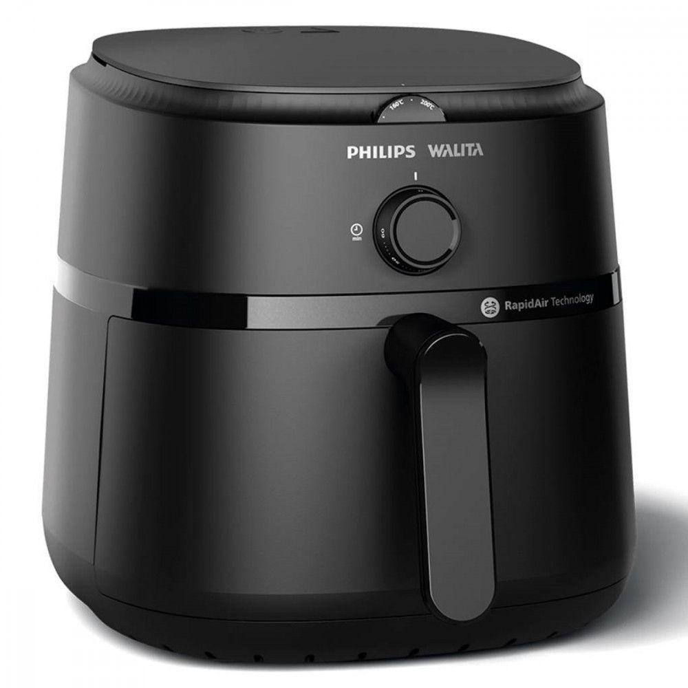 Fritadeira Elétrica Air Fryer Philips Walita 1000 Xl 6,2 Litros Preto 220V - 1