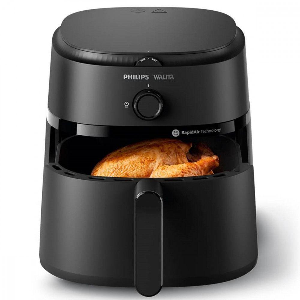 Fritadeira Elétrica Air Fryer Philips Walita 1000 Xl 6,2 Litros Preto 220V - 6