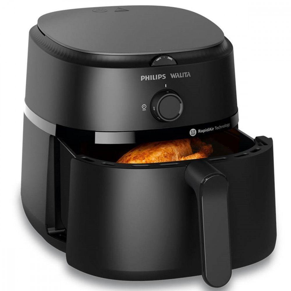 Fritadeira Elétrica Air Fryer Philips Walita 1000 Xl 6,2 Litros Preto 110V - 5