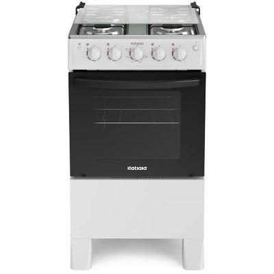 Fogão de Piso 4 Bocas a Gás Itatiaia Star New Branco com Forno 50L Bivolt