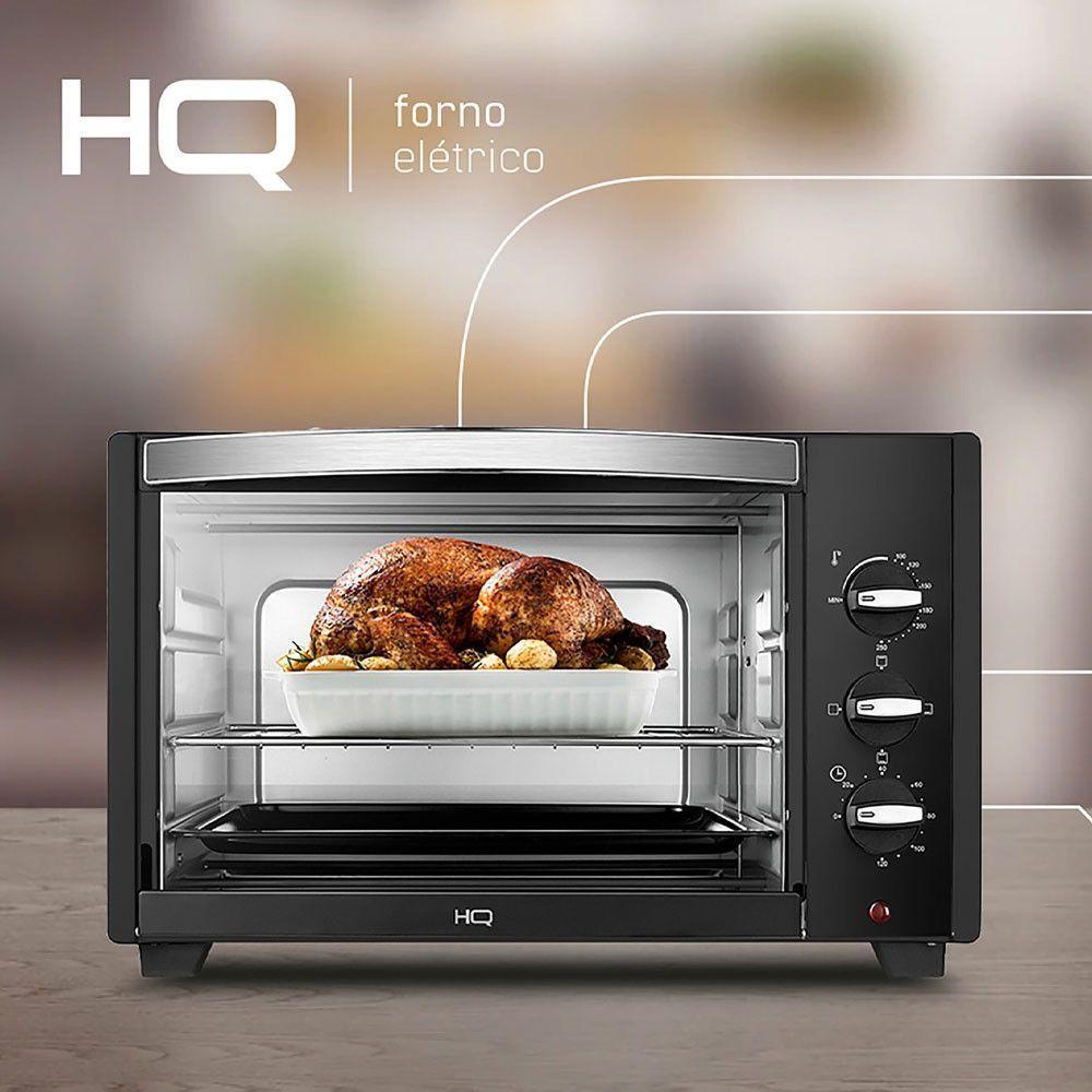Forno Elétrico De Bancada HQ 38L 1600W Preto 220V - 2