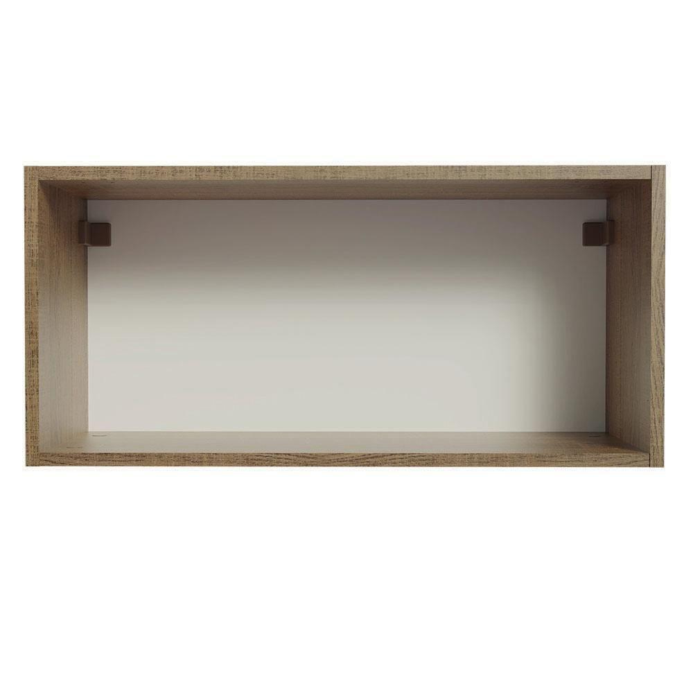 Armário Aéreo 70 Cm 1 Porta Basculante Rustic/crema Agata Madesa Rustic/crema - 5