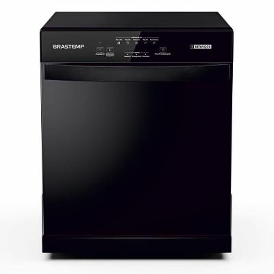 Lava-louças Brastemp 8 Serviços Preta BLF08AEANA 110V