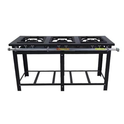 Fogão A Gás 3 Bocas Duplas Com Pé E Com Espera Para Forno Maxi M3d3 - Venâncio