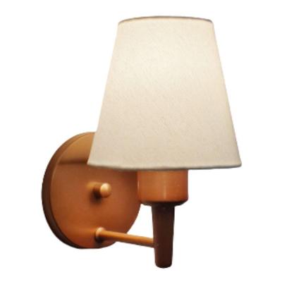 Arandela Cone Md-2004 Base Cobre Cúpula Em Tecido 14-14x07cm Branco - Bivolt