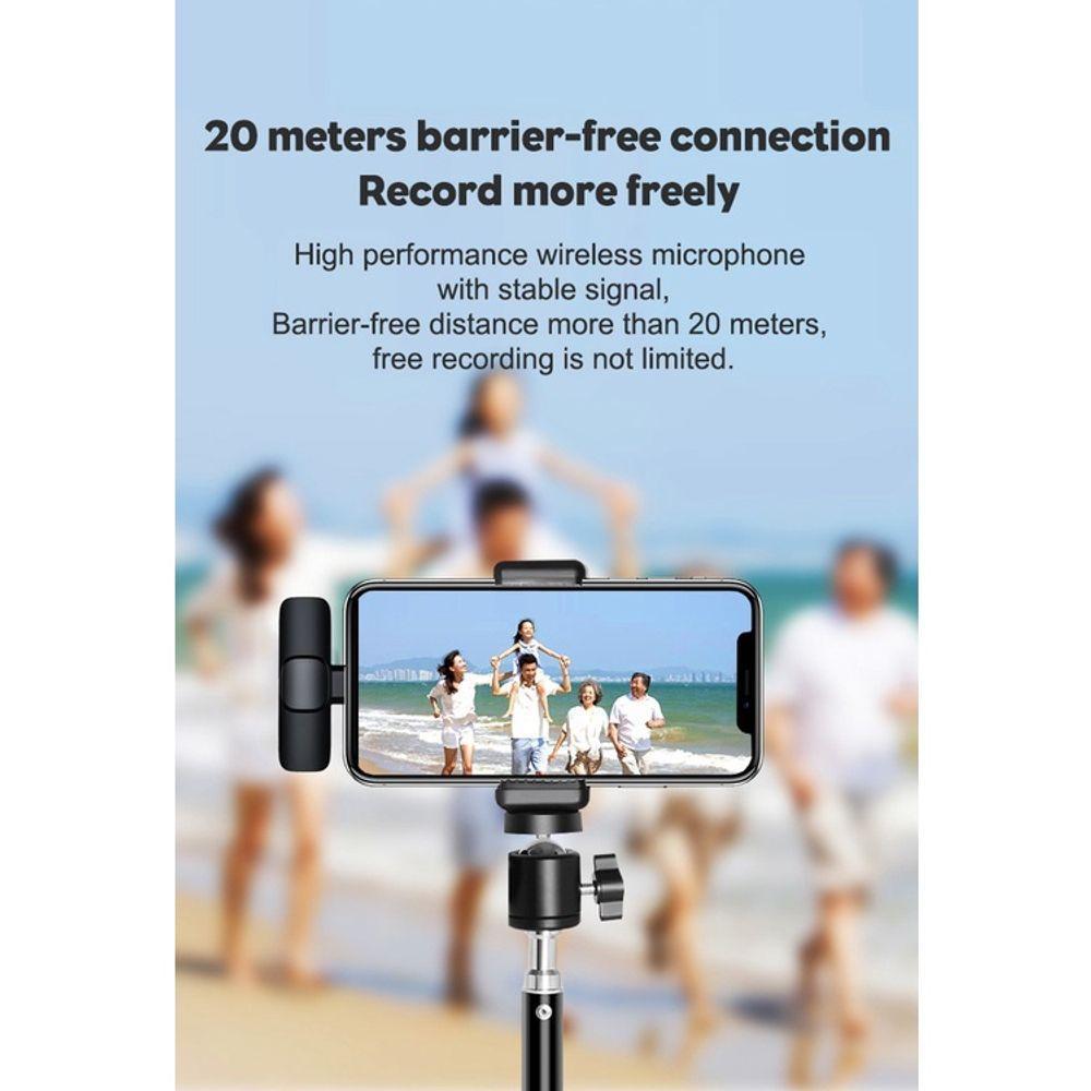 Microfone Lapela Wireless Sem Fio Para Iphone Ipad Lightning - 6