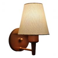 Arandela Cone Md-2004 Base Cobre Cúpula Em Tecido 14-14x07cm Algodão Crú - Bivolt - 7