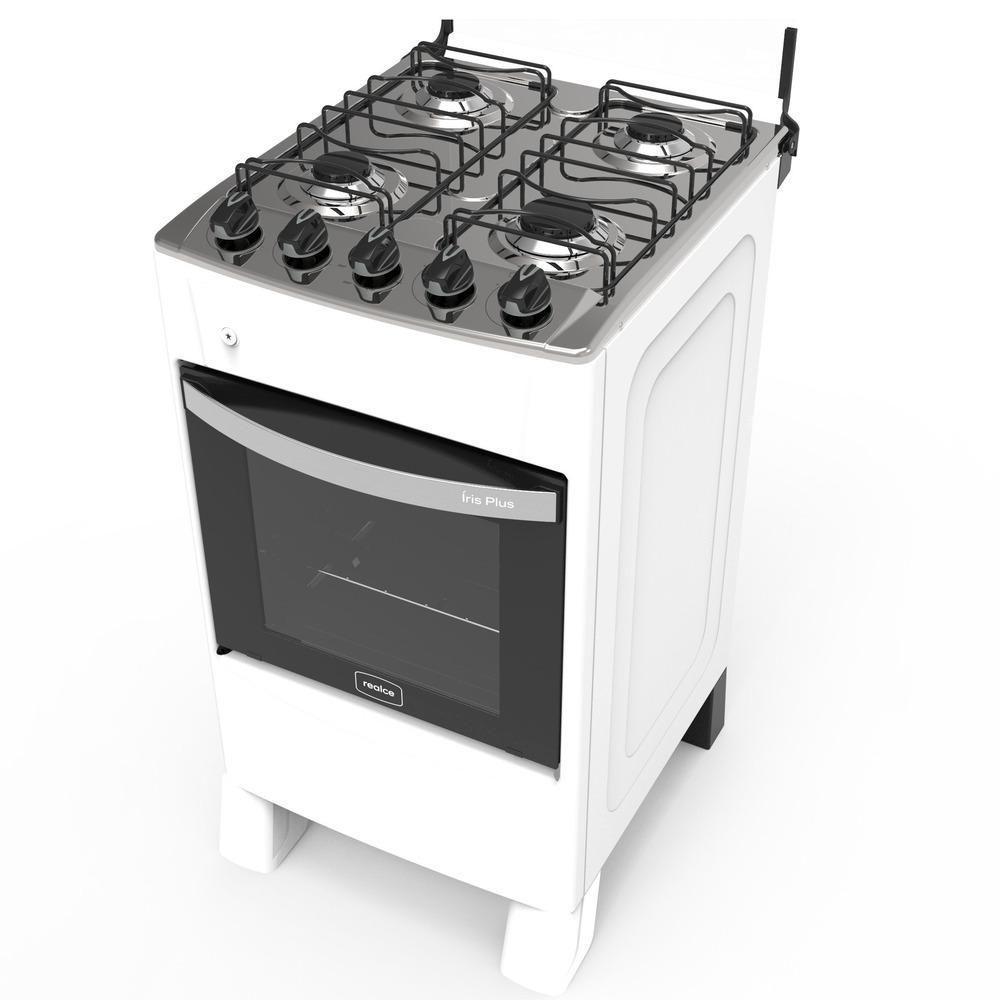 Fogão 4 Bocas A Gás Acendimento Automático Realce Bivolt Cr209 Branco Branco 127/220 - 2