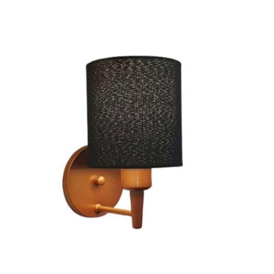 Arandela Cilíndrica Vivare Md-2009 Cobre Cúpula Em Tecido - Bivolt Cobre-preto 127/220v