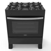 Fogão 5 Bocas A Gás Acendimento Automático Realce Glass Bivolt Cr212 Preto Preto 127/220 - 1