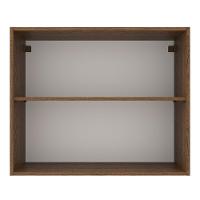 Armário Aéreo 80 Cm 2 Portas Rustic/crema Agata Madesa Rustic/crema - 5