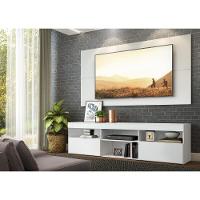 Rack Com Painel Tv 65" Flórida Multimóveis V3059 Branco Branco - 2