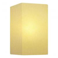 Arandela Retangular Retro Vivare Md-2002 Cúpula Em Tecido 25-16x10cm - Bivolt Algodão-crú 127-220v