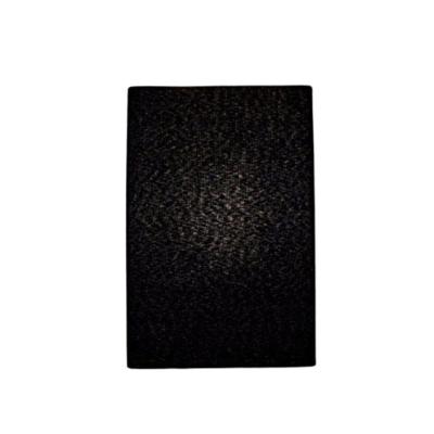 Arandela Retangular Retro Vivare Md-2029 Cúpula Em Tecido 18x10x30cm - Bivolt Preto 127-220v