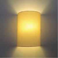 Arandela Meia Cana Retro Md-2003 Cúpula Em Tecido 25-18x10cm Algodão Crú - Bivolt - 2