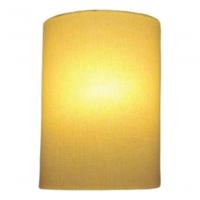 Arandela Meia Cana Retro Md-2003 Cúpula Em Tecido 25-18x10cm Algodão Crú - Bivolt