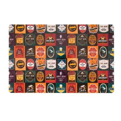 Jogo Americano Copa E Cia Avulso Pvc Print Beer Stamps