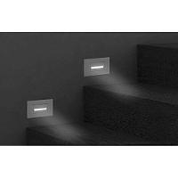 Balizador Horizontal Margirius Sleek Com Placa 4x2 Branco 3000k - Luz Amarela Bivolt - 2