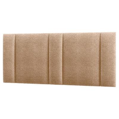 Cabeceira Modulada Casal Queen 160 Cm Com Led Boucle Bege Vconcept