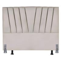 Cabeceira Estofada Solteirão 100 Cm Noah Em Suede E Frame Cor:bege - 3
